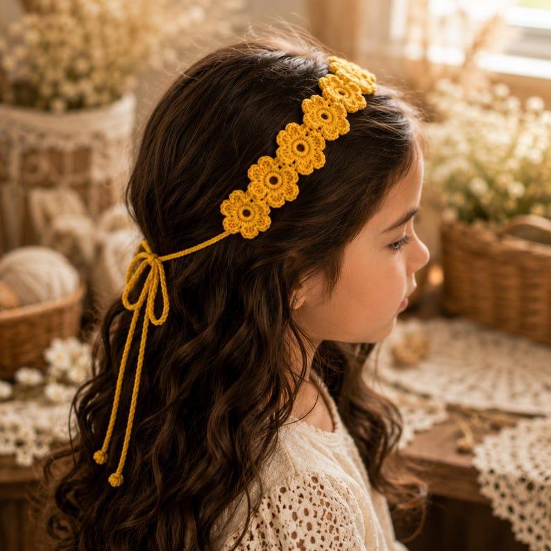 Crochet Flower Headband Pattern | PDF + Video Tutorial