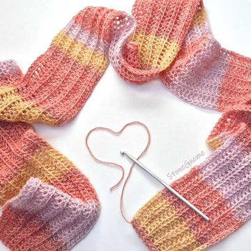 Slim Tunisian Breeze Scarf