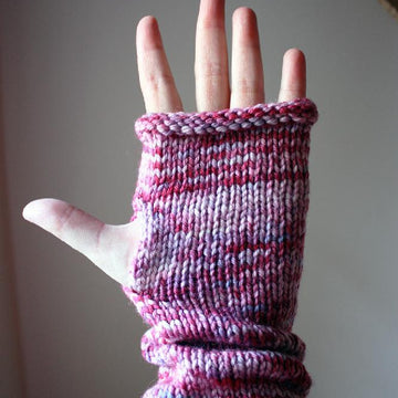 Longue Fingerless Mittens or Mitts