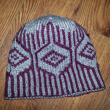 Double Knit Diamond Hat