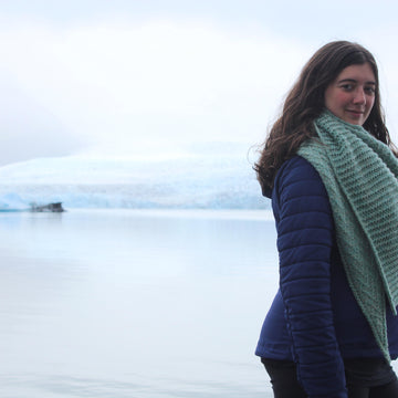 Crevasse shawl