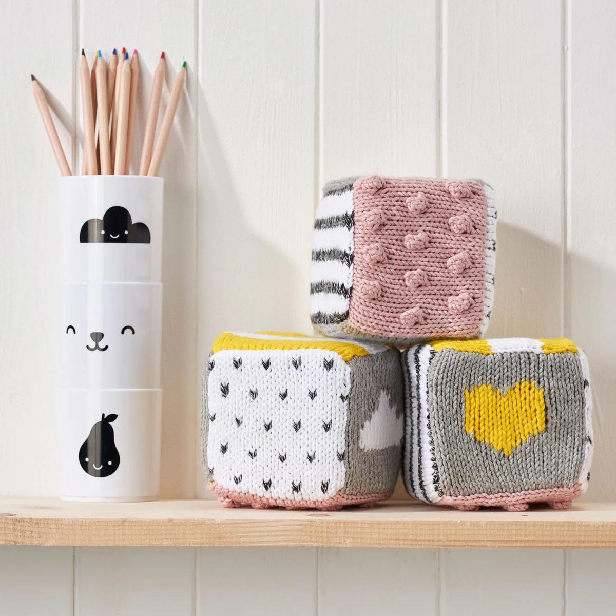 Baby Blocks Knitting Pattern