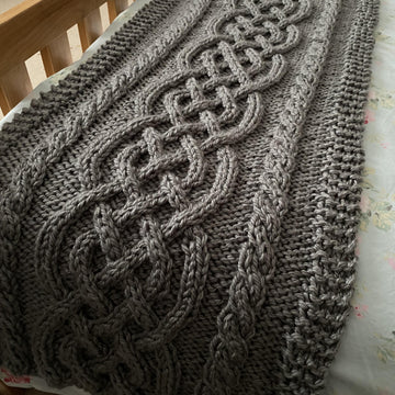 Celtic Cable Bed Runner