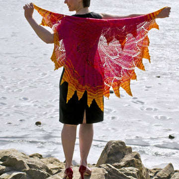 Solar Flare Circular Shawl