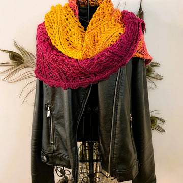 Triangular Scarf "Thalassa"