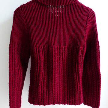 Connie Plus - Cable and Rib Jacket