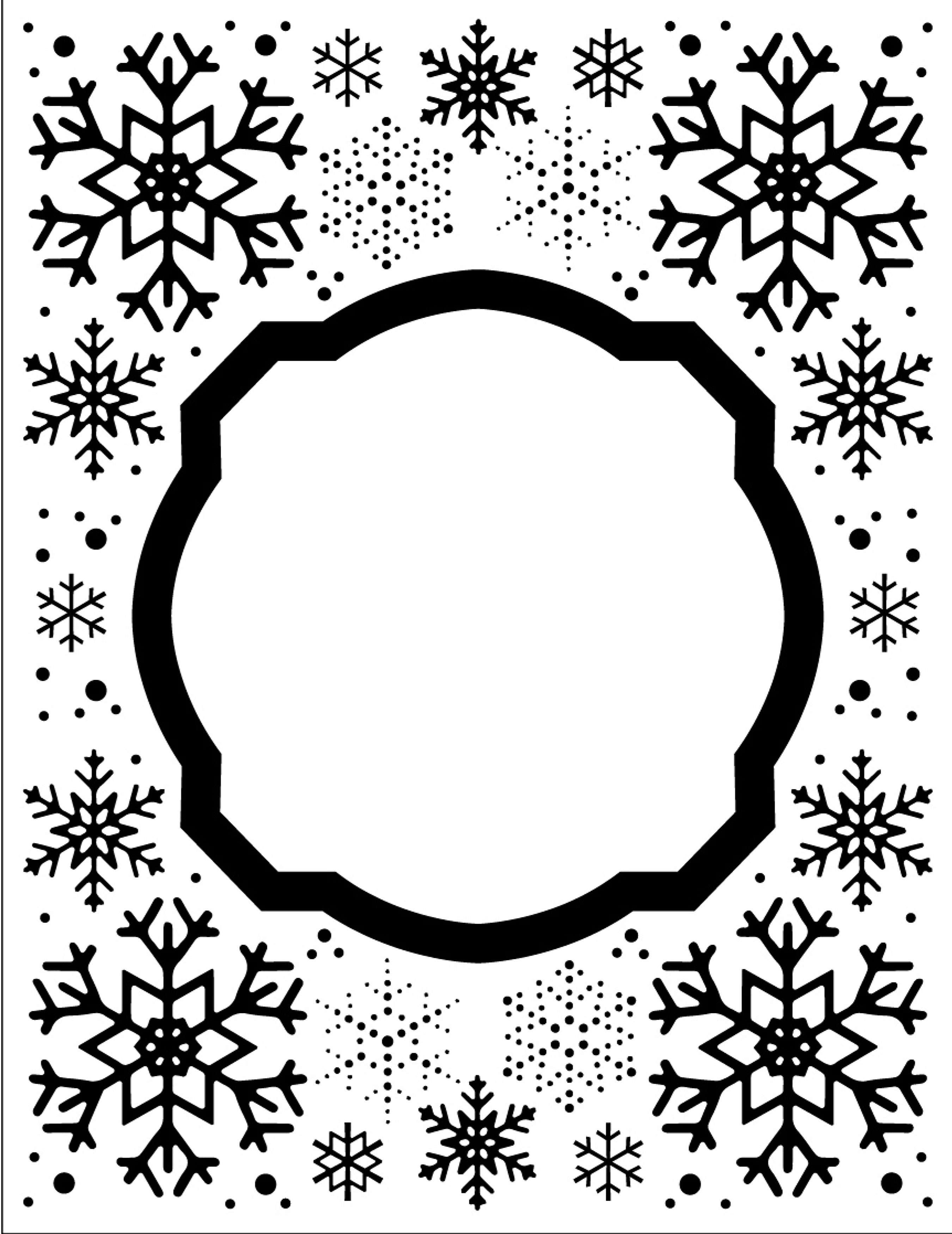 Creative Expressions Embossing Folder 5.75"X7.5" - Eve's Snowflakes