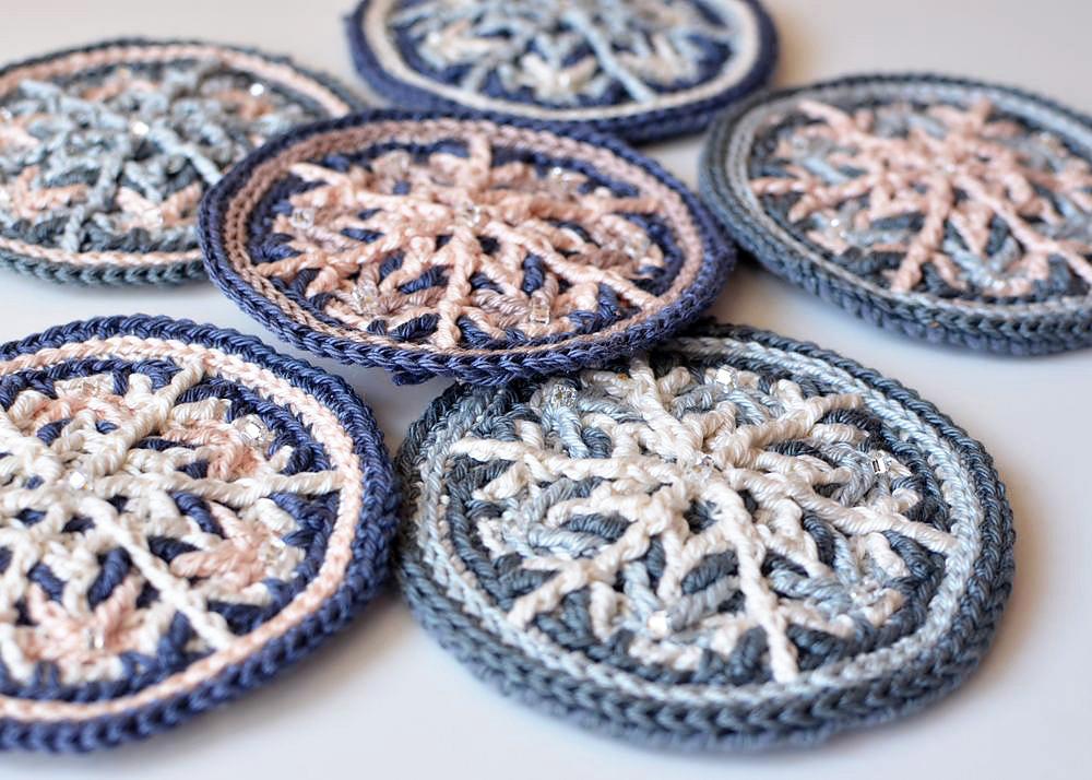 Frozen Snowflake hanging ornament