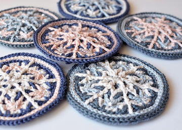 Frozen Snowflake hanging ornament