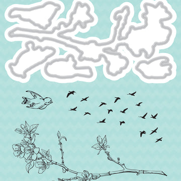 Studio Light Basic Stamp & Die Set - Birds