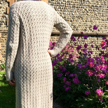 Zigzag Eyelet Cardigan