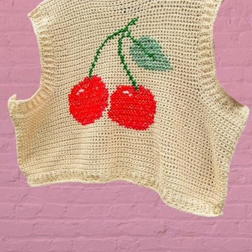 Cherry Crochet Tank Top Pattern