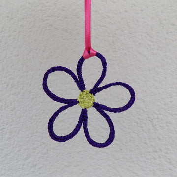 Recycled Crochet Daisy Flowers