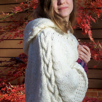 Winter Wonderland Cape (a hooded poncho)