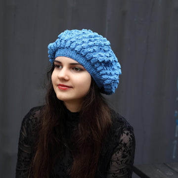 Petal Beret Knitting Pattern