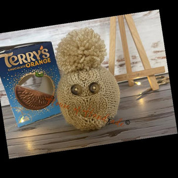 Owls x 2 Designs Chocolate Orange Cover Knitting Patterns