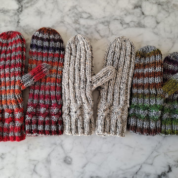 Simple Cable Mittens