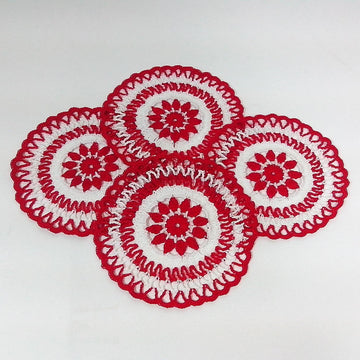 Christmas coaster lace doily