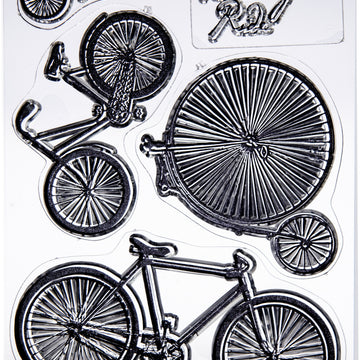 American Crafts BoBunny Stamps - Bicycles