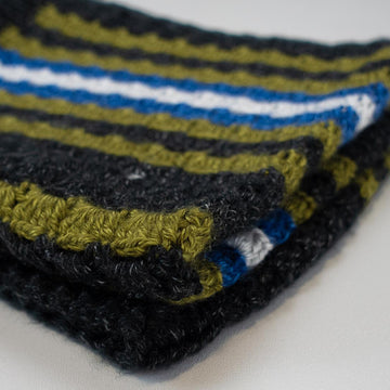 Irish Tides Boxed Block Stitch Crochet Blanket