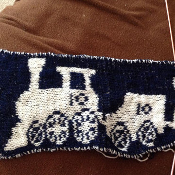 Arthur's Train Scarf