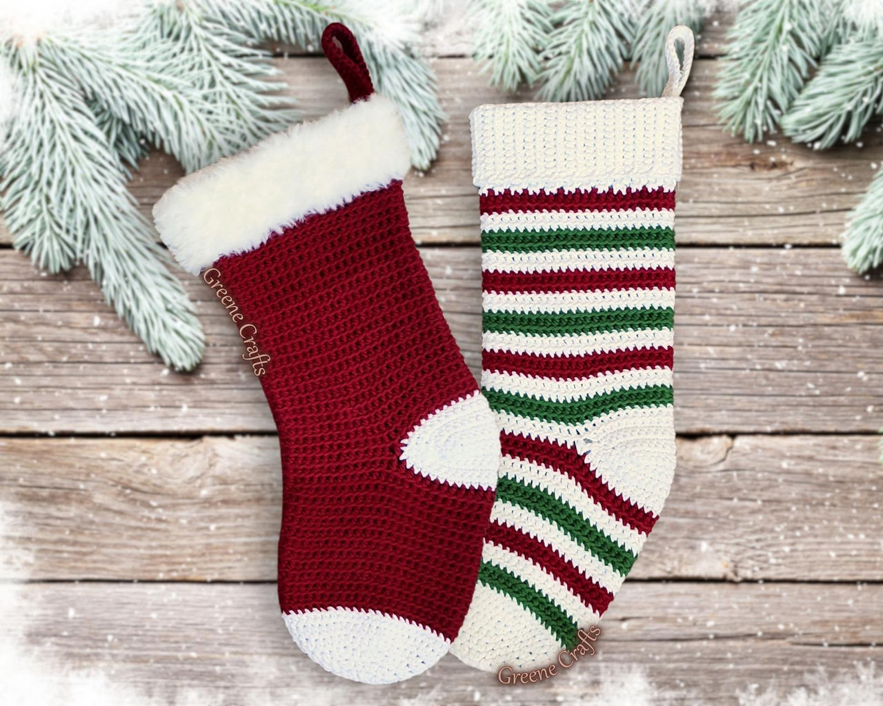 Christmas Stocking Duo / Weihnachtsstrumpf-Duo