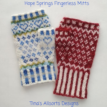 Hope Springs Fingerless Mitts