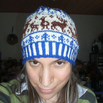 Deer family beanie