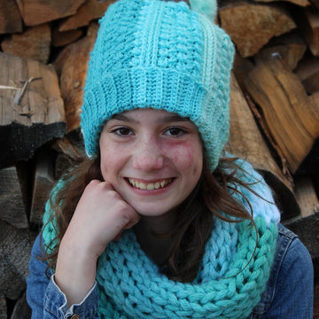 Textured Winter Wonderland Hat