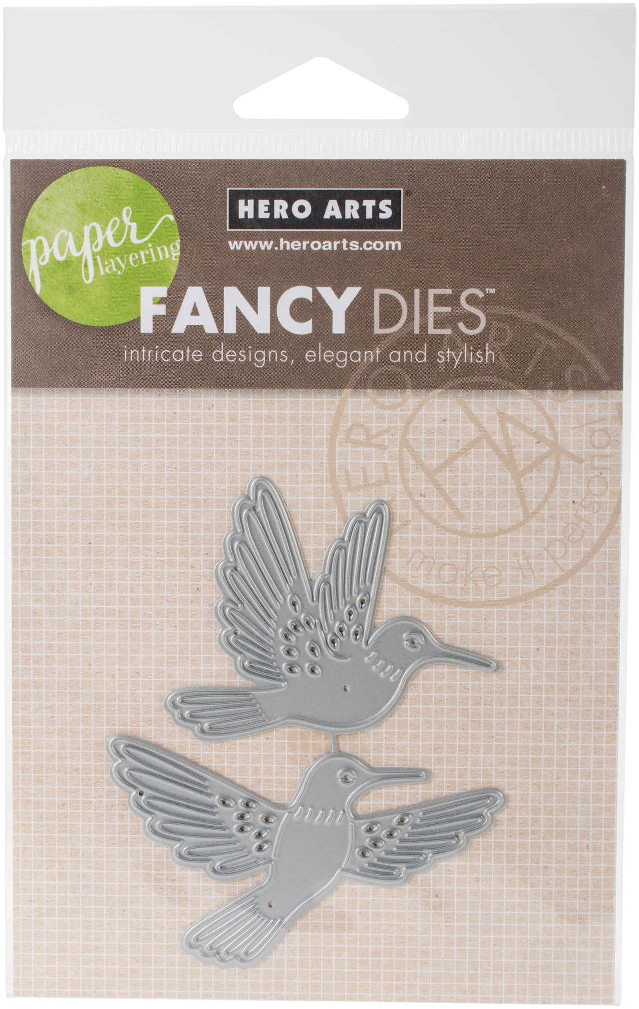 Hero Arts Paper Layering Dies - Hummingbird Pair