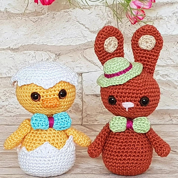 Easter-Trio: Chicklet, Bunny & Lamb