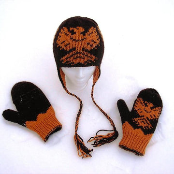 Rising Eagle Double Knit Hat