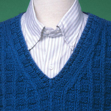 Textured V-Neck Vest #151