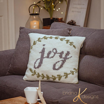 Joy Knit Pillow Cover