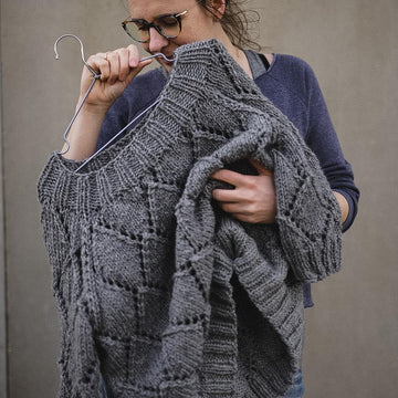 Diamond chunky pullover