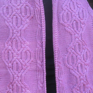 Warm Cozy Cabled Scarf