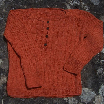 MANDRAZZE RUSTIC, aran-weight cotton sweater