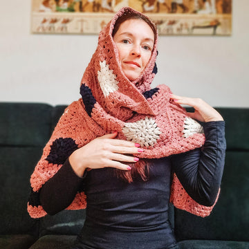 Rustic Petal Scarf