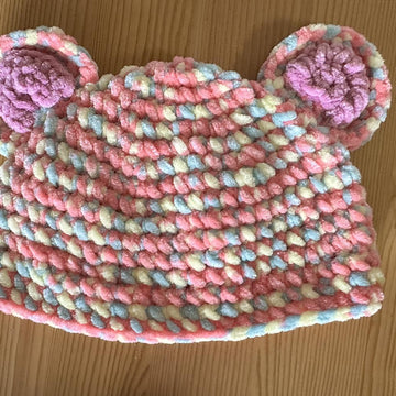 Chunky Chenille Teddy Bear Baby Set