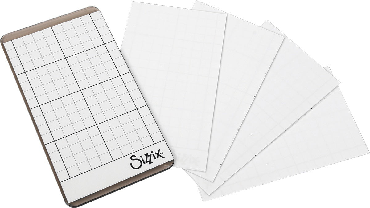 Sizzix Sticky Grid Sheets 5/Pkg Inspired By Tim Holtz - 2.5"X4.5"