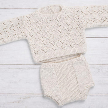 The helen newborn sweater set