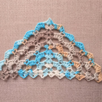 4 in 1: Triangle Crochet Shawl #107