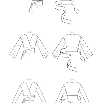 McCall's Misses' Tops M8242 - Sewing Pattern