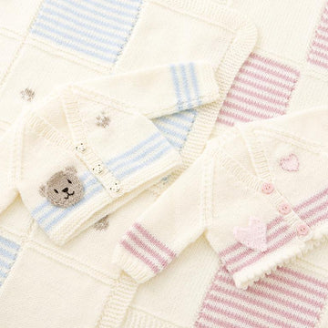 Premature Baby Cardi and Blanket Set