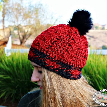 Knit-like Cable Hat