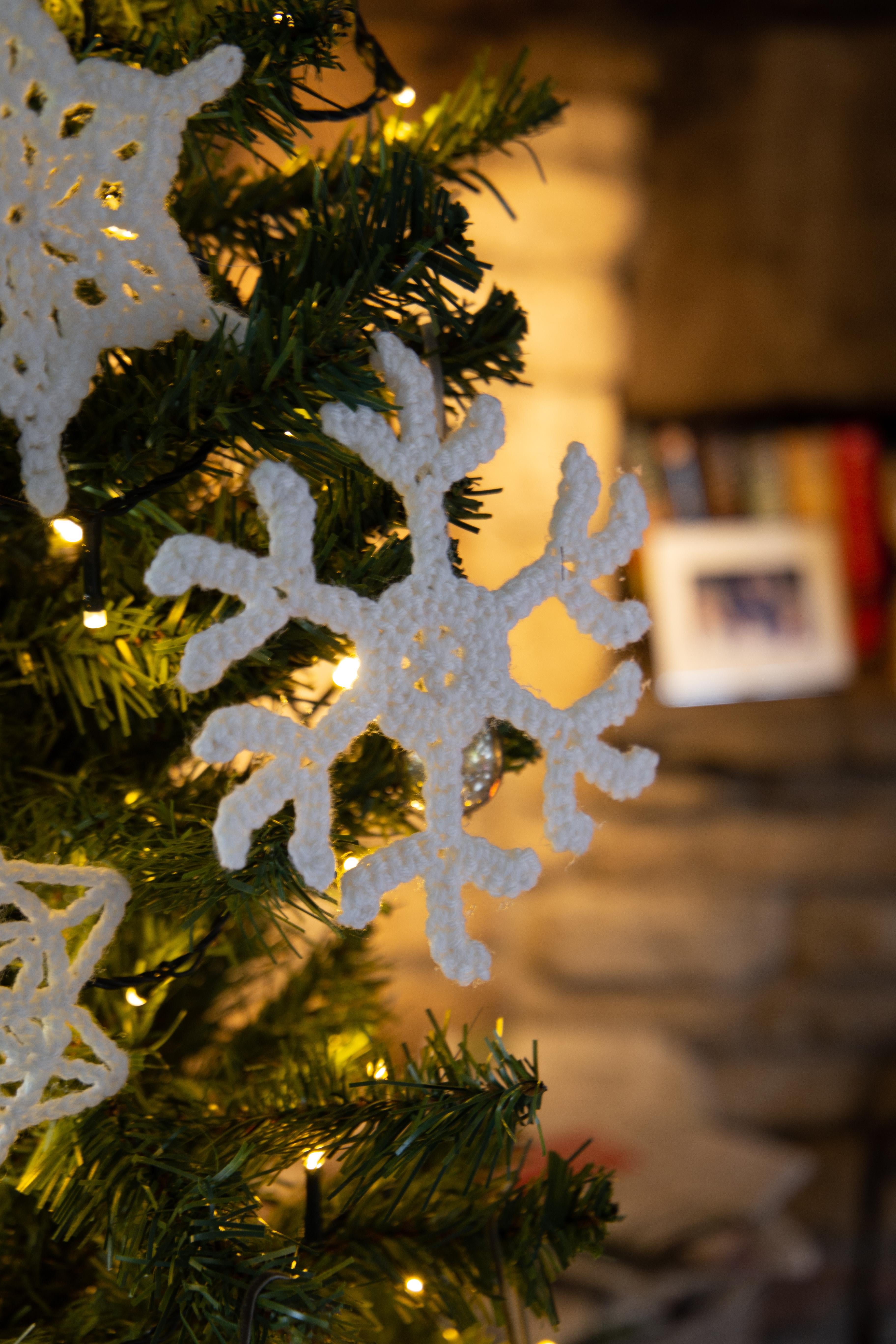 Snowflake decorations