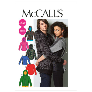 McCall's Misses'/Men's Tops and Jacket M6614 - Sewing Pattern