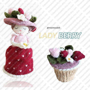 Knit Lady Cupcakes. Amigurumi Knits.