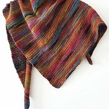 Asymmetrical Wrap Shawl
