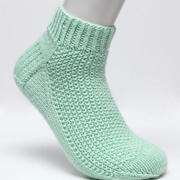 Green Apple Socks - Cuff Down